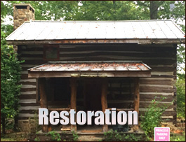 Historic Log Cabin Restoration  Wauseon, Ohio